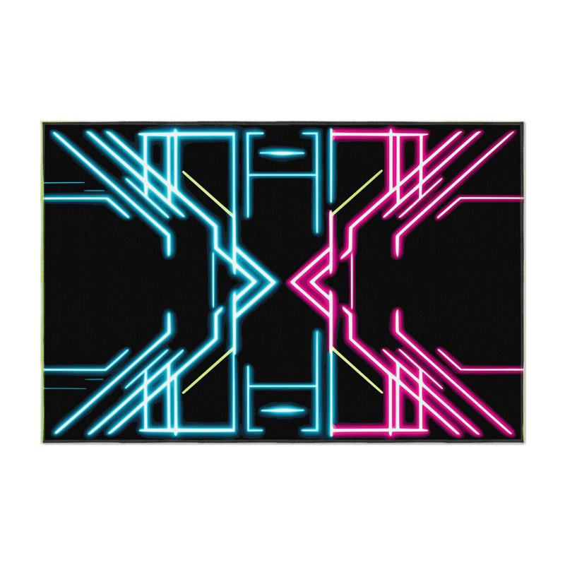 City Circuit Indoor And Outdoor Area Rug, Rectangle 4' x 6'