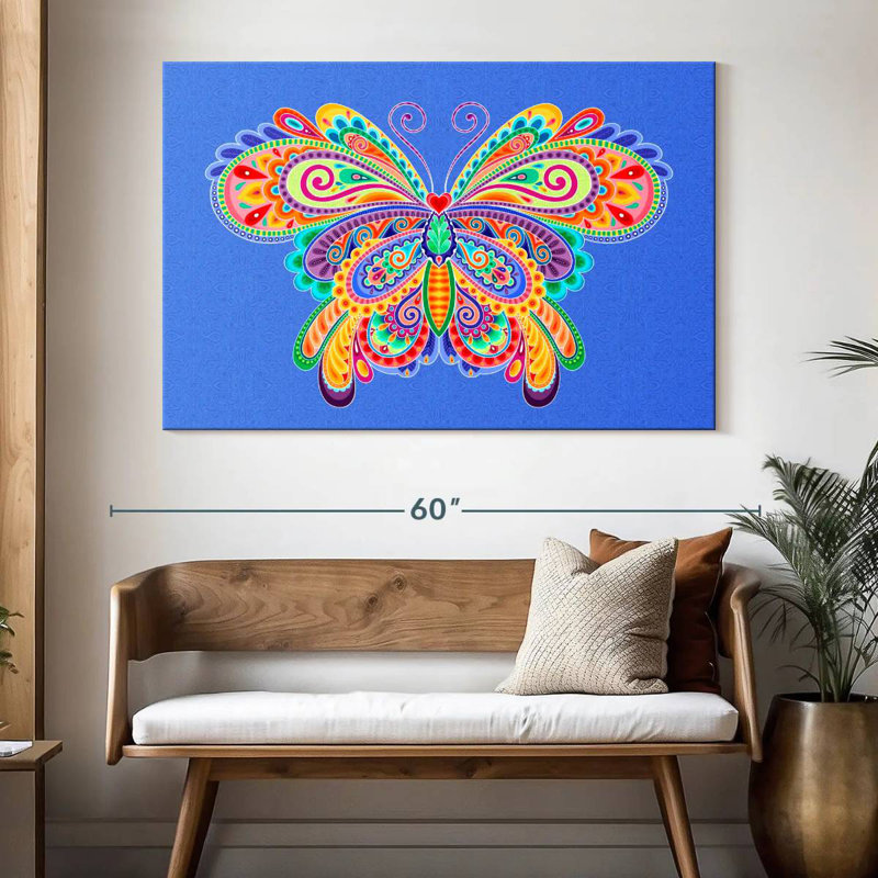 Papillon Brampt, H 34 po x l 51 po