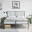 34.5cm W Steel Bedside Table-123821812-101281118