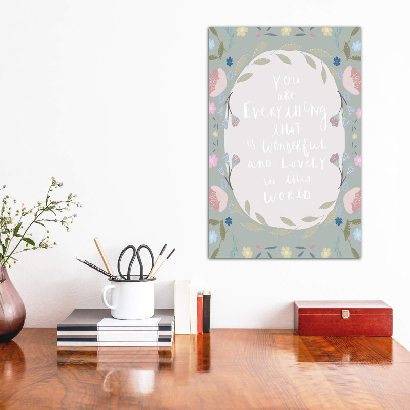 Décoration murale Border, Toile tendue, H 18 po x l 12 po x 1,5 po