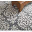 Tapis gris floral et botanique Brockington-1046363841