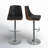 Archaimbaud Adjustable Faux Leather Bar Stool with Rounded T Footrest-93726511-93726515