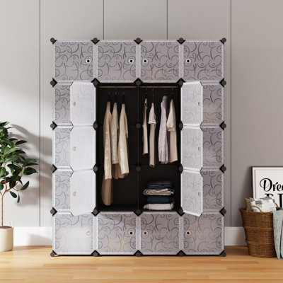 Mahleek 145cm W Clothes Storage System
