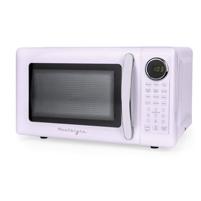 Retro 0.7 Cu Ft Microwave - Pink