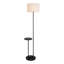 Aroura ‘TORDIS’ Floor Lamp with Integrated Table Black