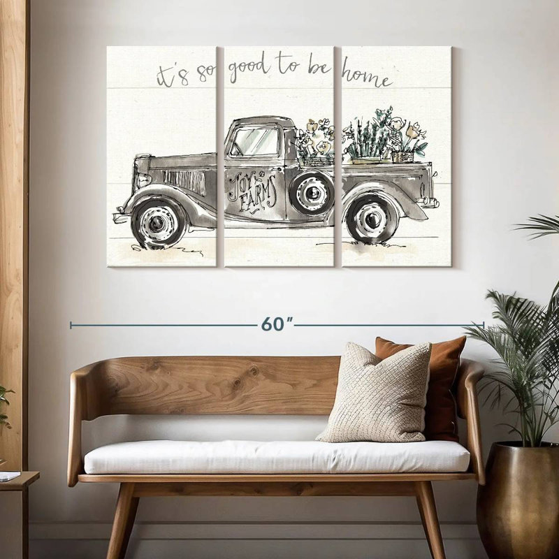Tergel Modern Farmhouse XVII, 32" H x 50" W