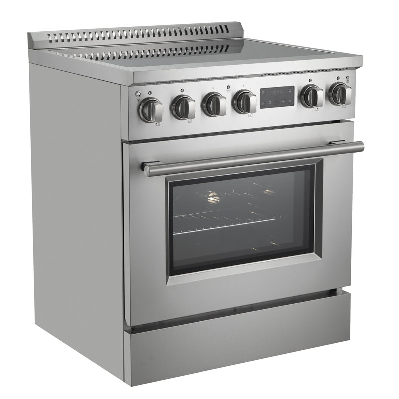 Forno Torino 30 Inch Induction Range, True Convection Oven, Air Fry, Air Sous Vide, Stainless Steel