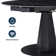 Modern Round Extendable Dining Table With Black Base