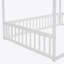 Lit double au sol en bois d'hévéa avec balustrades, idéal pour un sommeil sécuritaire et imaginatif-1175741253-1175741254