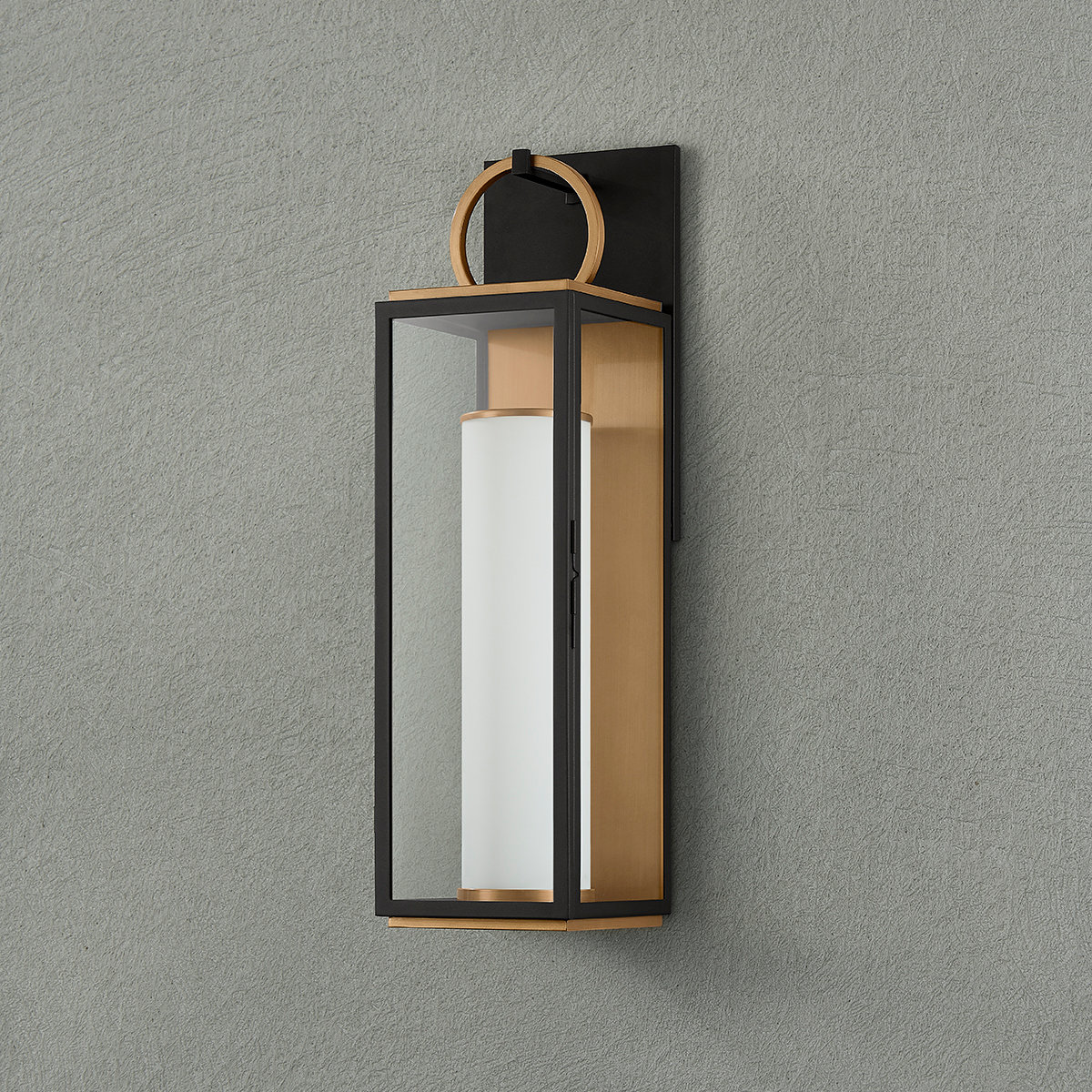 Gareth Solid Brass Outdoor Sconce, 29.25" H x 8" W x 8" D