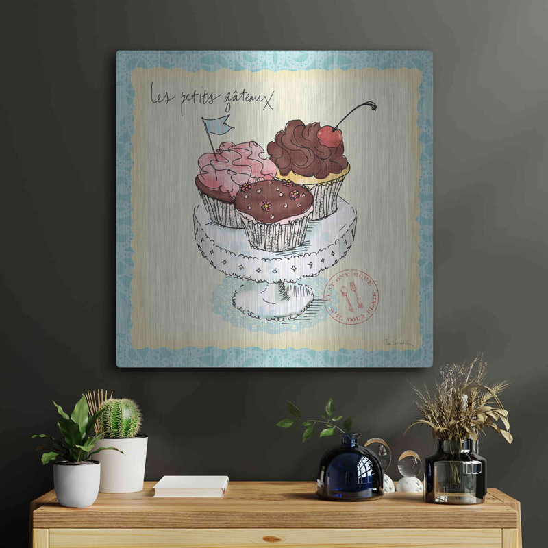 «Dessert Veuillez II» par Sue Schlabach, art mural en métal, H 24 po x l 24 po