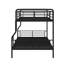 Full XL Over Queen Metal Bunk Bed-565232541