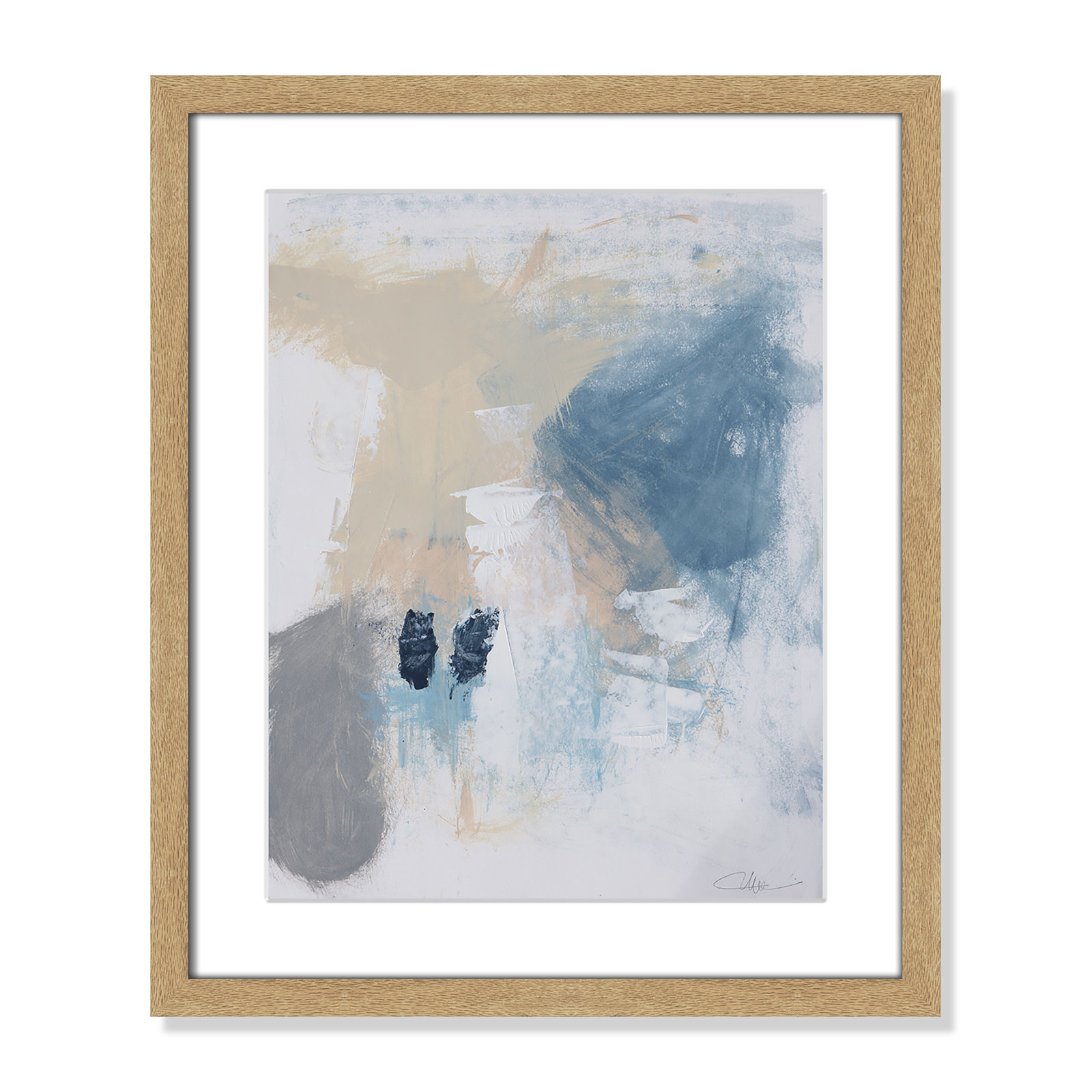 Coastal Carnival II Print by Casa Fine Arts, White, 19" H x 16" W x 1.25" D, Natural Single Picture Framed Paper