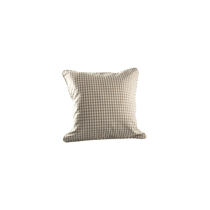Housse et insert de coussin carré Toro, Pas de bourre, Beige