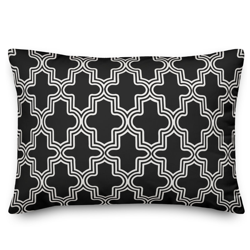 Coussin marocain, Noir