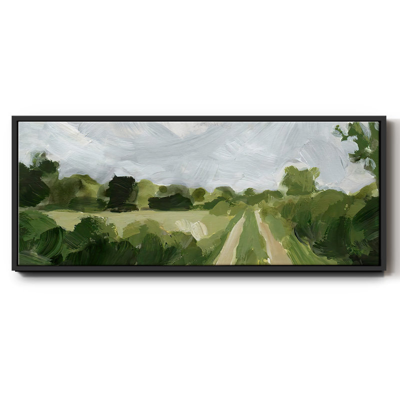 Meadow Trail II - Framed Canvas