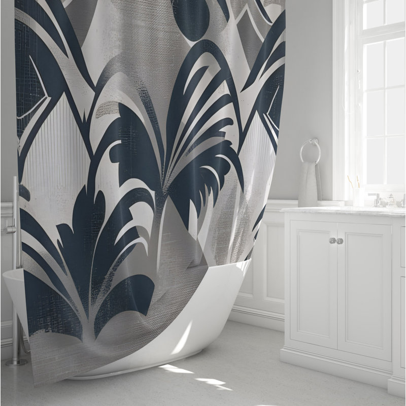 Rideau de douche Argyri, H 72 po x l 70 po