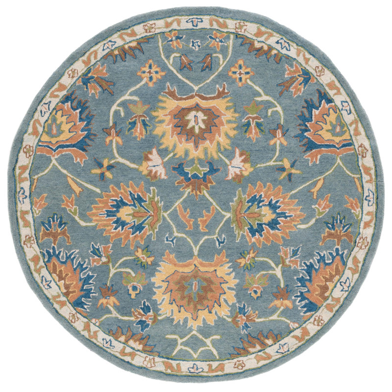 Cranmore Hand Tufted Wool Oriental Rug, Round 4'