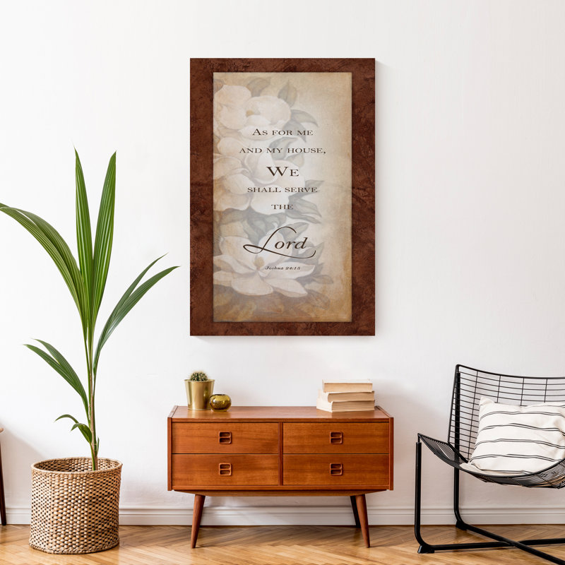 Serve the Lord sur toile, H 36 po x l 24 po x P 1,25 po, Sans cadre