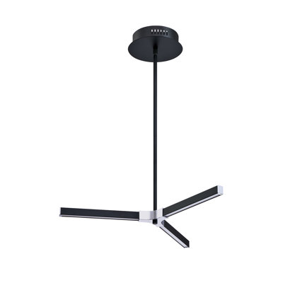 Luminaire suspendu 3 lumières DEL Zanobi