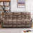 2 - Piece Contemporary and Overstuffed Manual Reclining Living Room Set-94583686
