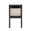 Chaise d'appoint Alrich en noir / beige-648650624