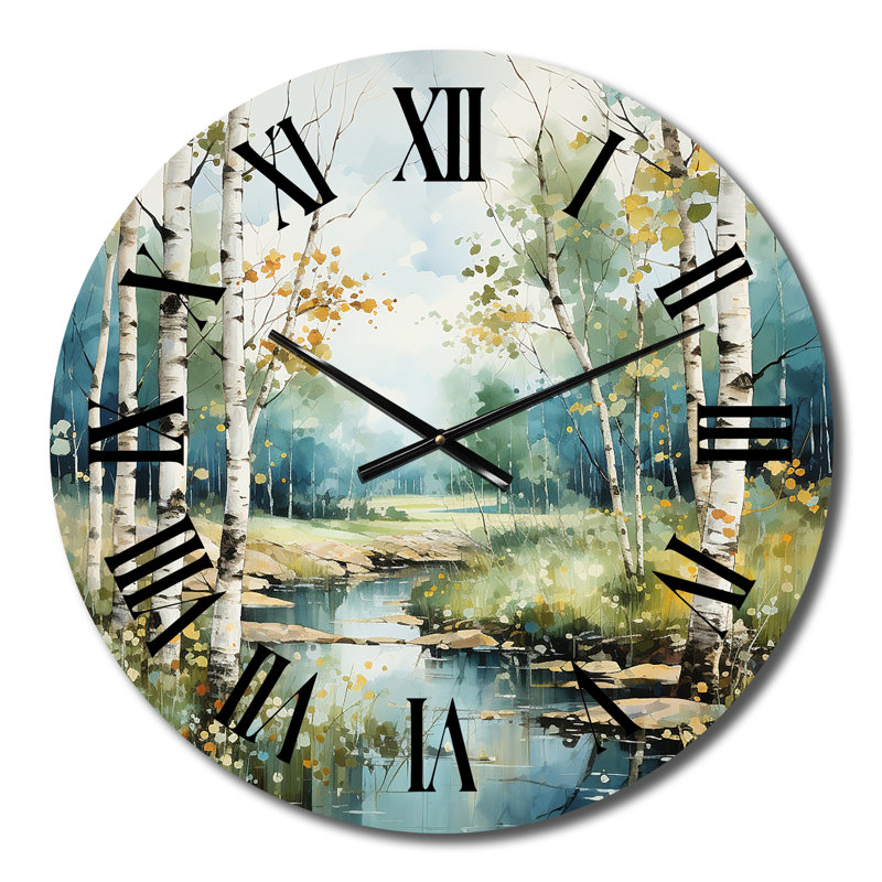 Horloge murale en métal, Petit