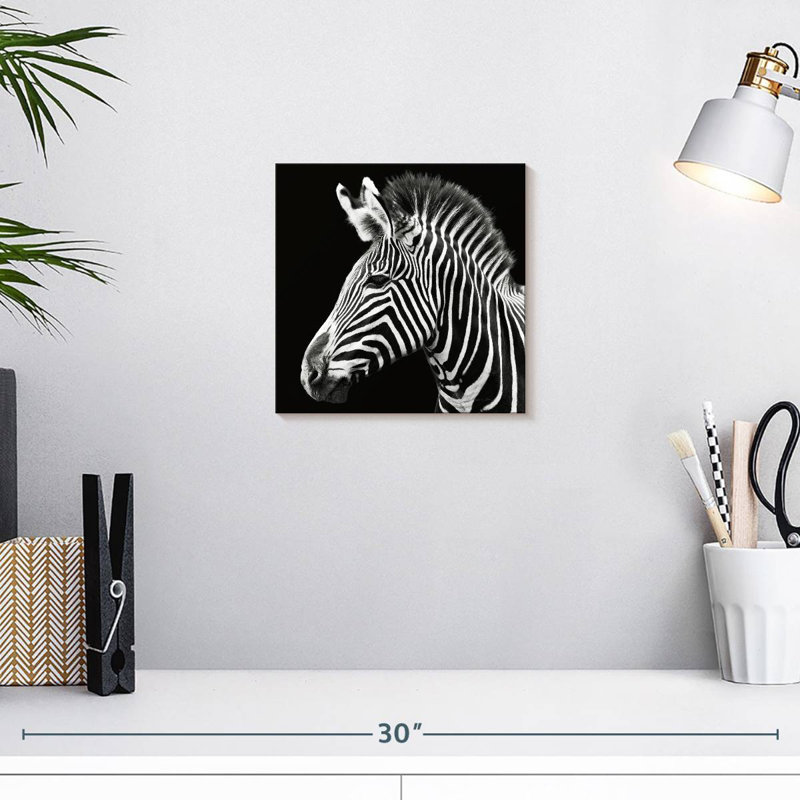 Brampt Zebra Stripes Pattern III, 10" H x 10" W