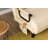 Modern 1-Seat Sofa-Bed with Adjustable Back, Cream Color, 29.5 x 19.7 x 29.5 inches | 100% Metal Frame & 100% Polyester Fabric | Versatile Sleeper Function, Perfect for Small Spaces & Guest Rooms-1902220210