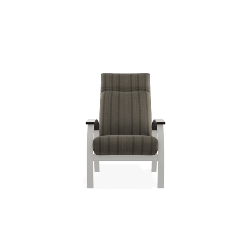 Chaise de patio inclinable avec coussins Askar, Troglodyte d'allée, Kona P10, Neige texturée