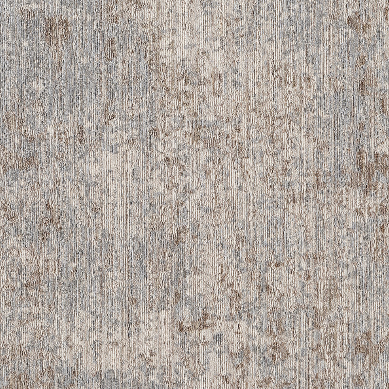 Tapis turc graphite à motif abstrait Seaon Easton 9 pi x 12 pi avec frange Sealy, Bleu gris, Rectangle 8 pi 9 po x 11 pi 9 po