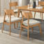 Ensemble de salle à manger décontracté 5 pièces pour table et chaises d'appoint en tissu beige-512370101