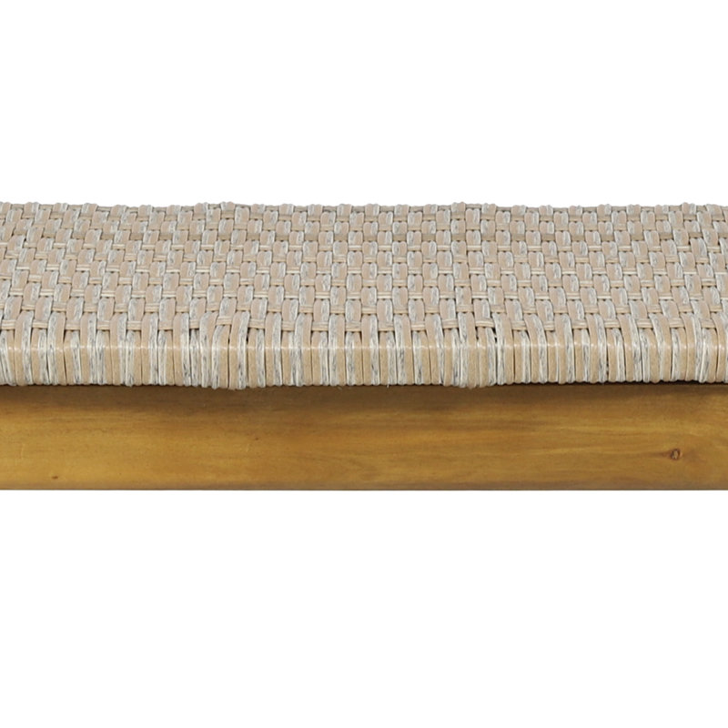 Banc de jardin en bois Fort, Beige