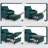 Compact 3-in-1 Convertible Sleeper Chair With Usb And Type-c Charging-1861507578