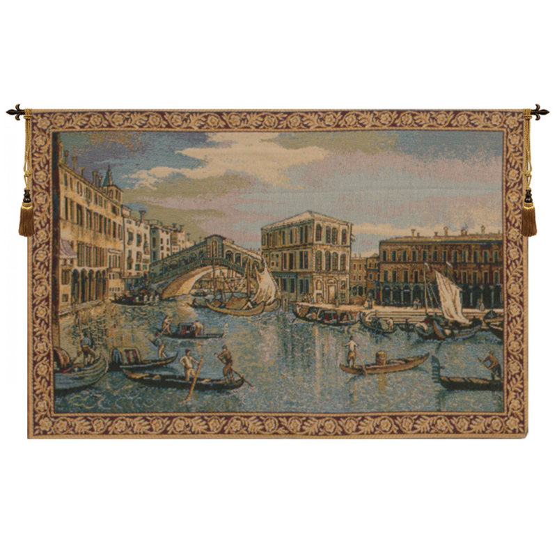 Italian Loom Woven Cotton Blend Wall Hanging