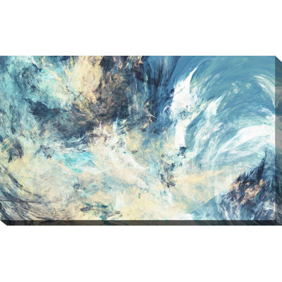 « sensation blue », reproduction d’art sur toile tendue