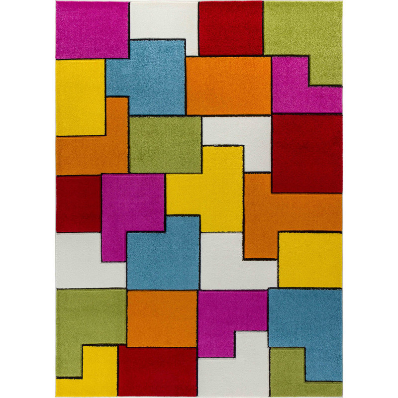 Ieremias Geometric Area Rug, Rectangle 160 x 213cm