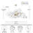 59 " 10-light Ceramic Ginkgo Leaf Chandeliers-2065660277