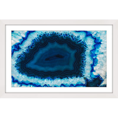 « blue colère », reproduction d’art encadrée