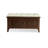  Retro Style Wood Upholstered Entryway Leather Storage Shoe Bench-111819234