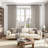 Dennan Light-Filtering Curtain with Back Tab Hooks-12415060-49156121