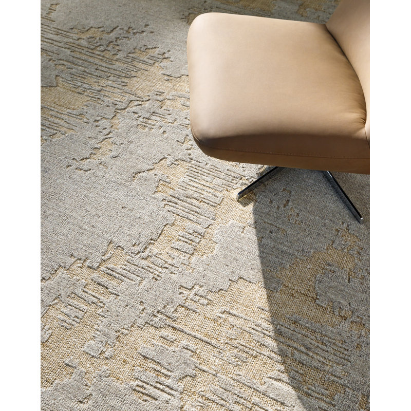 Arbora Hand Knotted Abstract Area Rug, Rectangle 9' x 12'