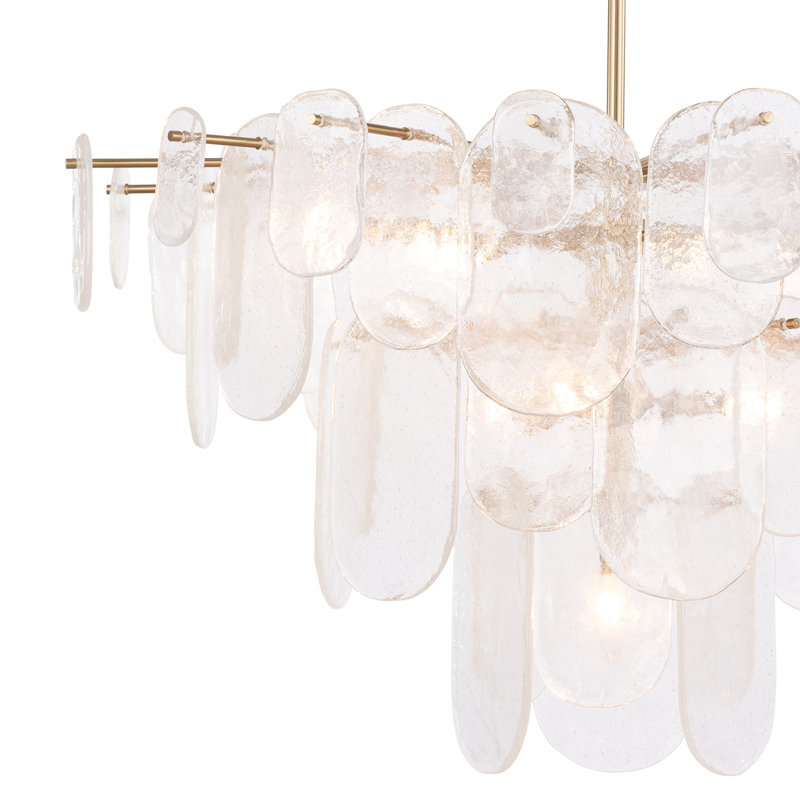 Echo Chandelier, Natural Brass
