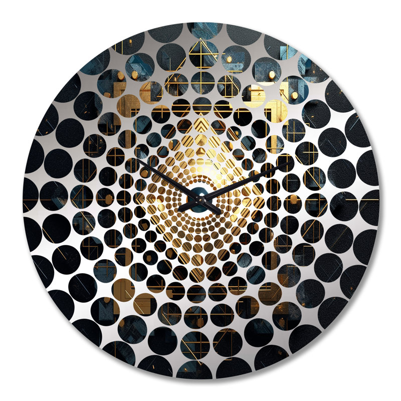 Virlanuta - Horloge murale cubisme, Grand