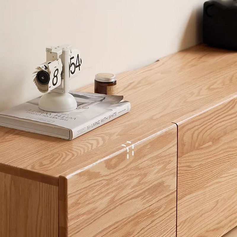 Oak Wood TV Stand - Modern Design