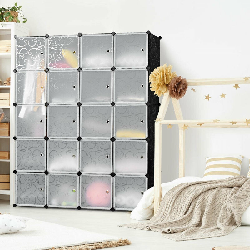 Rangement de 20 cubes