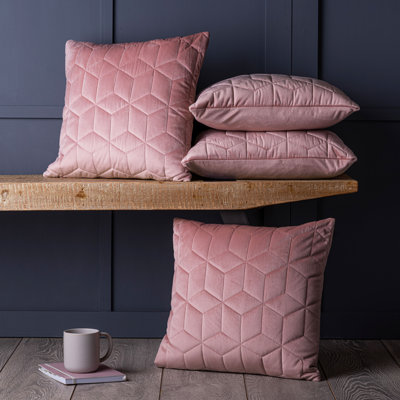 Thea Geometric Square Throw Pillow Cover
