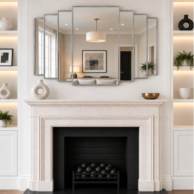 Glass Rectangle Wall Mirror