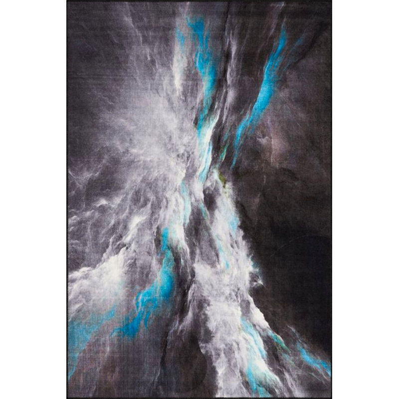 Tapis lavable à motif d'espace, Tapis de couloir 2 pi 6 po x 9 pi 10 po inclus