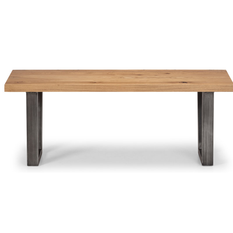 Armor Solid Wood Bench, Oak